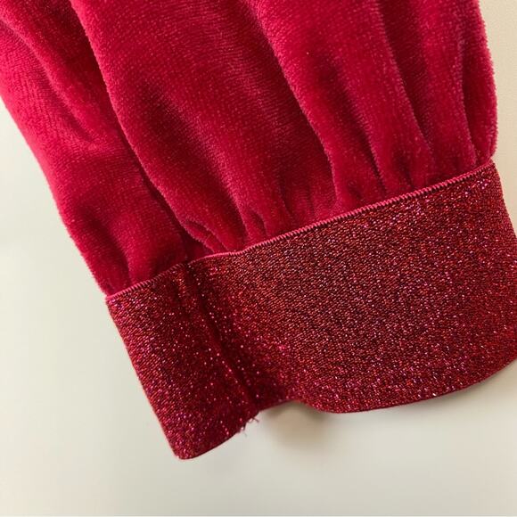 Juicy By Juicy Couture Velour Girls Round Neck Long Sleeve Sweatshirt Sz M - Picture 6 of 12